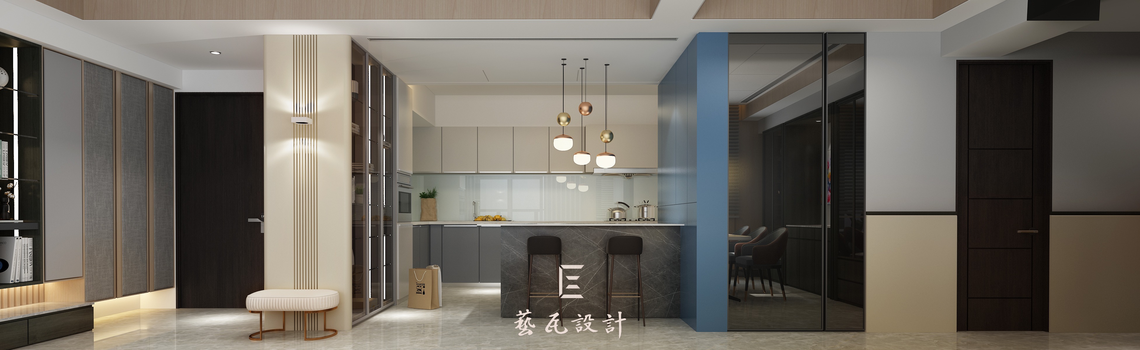 玄關3D